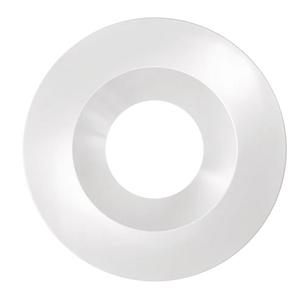 Aster 2 inch white round LED trim with clip-in mounting design - Available at Electrical Marketplace