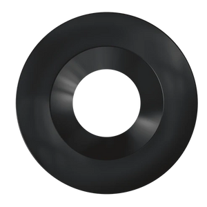 Aster 2 inch black round LED trim with clip-in mounting - Available at Electrical Marketplace