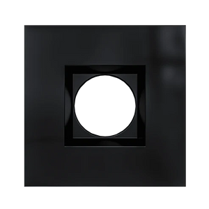 Aster 2 inch black square LED trim with clip-in mounting - Available at Electrical Marketplace