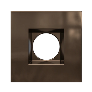 Aster 2 inch bronze square LED trim with clip-in mounting - Available at Electrical Marketplace