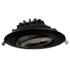 4-inch Round Flushed Recessed Gimbal LED Downlight – Saturn Series, 14W, Adjustable, Selectable CCT – Modern Slim Ceiling Light for Residential and Commercial Use