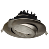 4-inch Round Flushed Recessed Gimbal LED Downlight – Saturn Series, 14W, Adjustable, Selectable CCT – Modern Slim Ceiling Light for Residential and Commercial Use