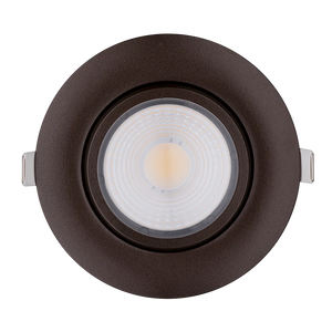 G-48359-saturn-4-inch-round-flushed-gimbal-led-downlight-bronze - Available at Electrical Marketplace