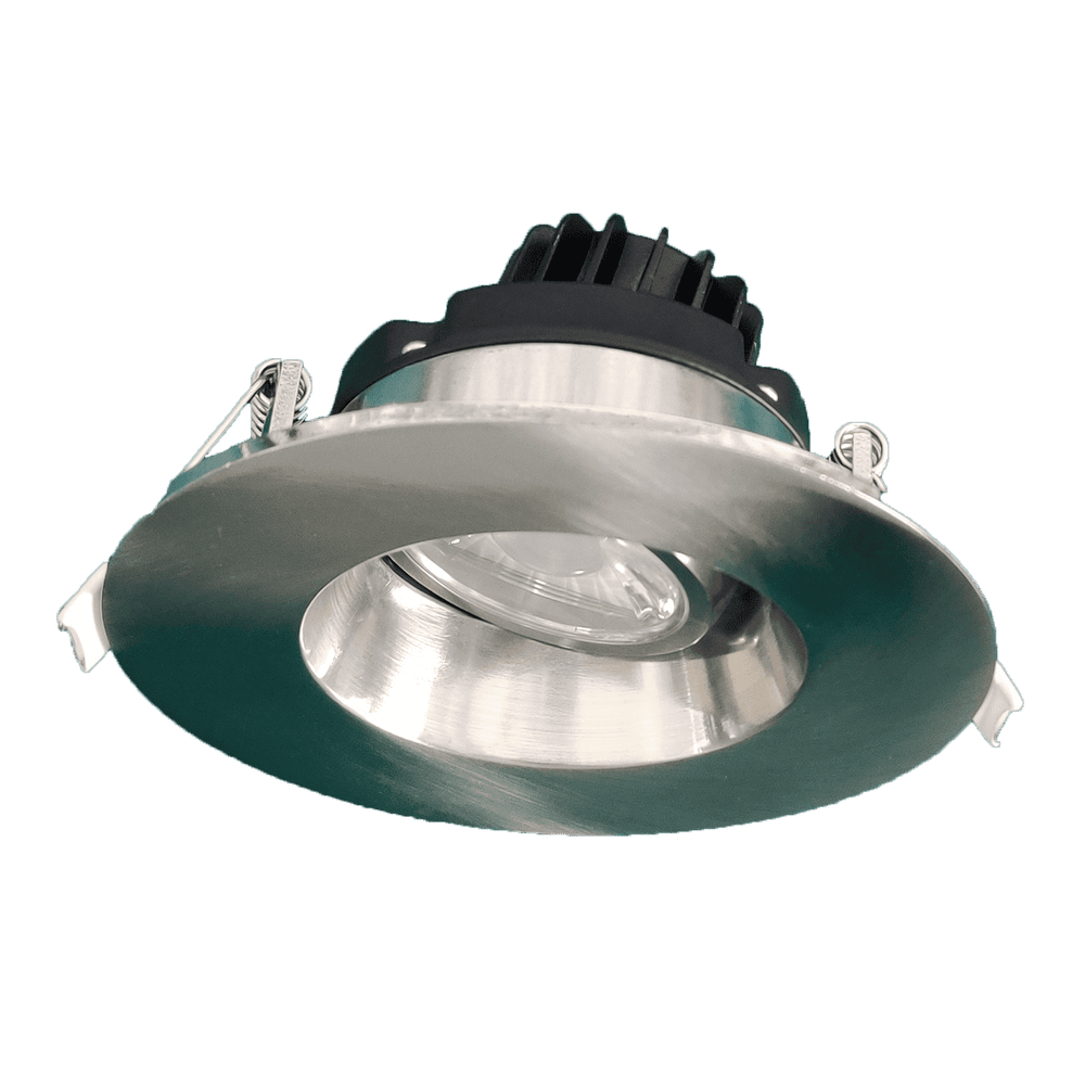 3 inch LED regress round gimbal luminaire with selectable CCT in multiple trim finishes