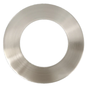 3 inch round slim brushed nickel cover for LED recessed light - Available at Electrical Marketplace