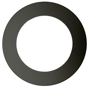 5 inch round slim black LED recessed light cover - Available at Electrical Marketplace