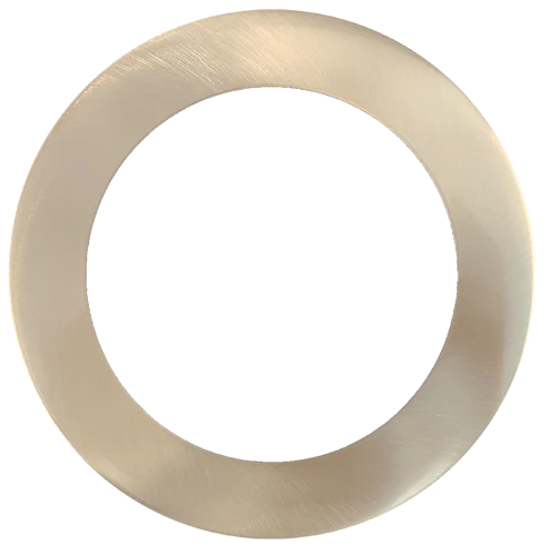 6 Inch Round Slim Brushed Nickel Cover | Goodlite G-48380
