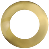 3 inch round slim brushed brass cover for LED recessed light