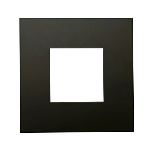 3 Inch Square Slim Black Cover | Goodlite G-48385
