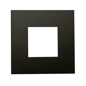 3 inch square slim black recessed light cover - Available at Electrical Marketplace