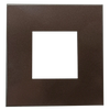 3 inch square slim bronze recessed light cover