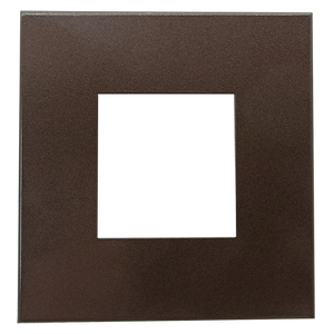 3 inch square slim bronze recessed light cover - Available at Electrical Marketplace