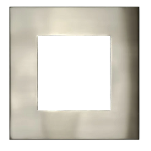5 inch square slim recessed LED downlight brushed nickel trim cover - Available at Electrical Marketplace