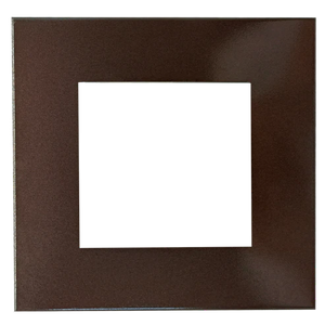 5 inch square slim recessed LED downlight bronze trim cover - Available at Electrical Marketplace