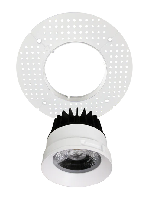 modern recessed lighting with Saturn 6" round trimless LED downlight