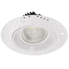 4" Round Trimless Single Gimbal LED Downlight | Saturn Series | Selectable CCT