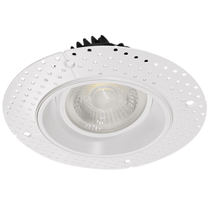 4" Round Trimless Single Gimbal LED Downlight | Saturn Series | Selectable CCT