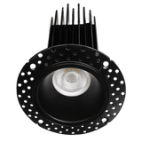14W Saturn 2" round trimless LED downlight, 950 lumens, 40° beam, selectable 5CCT