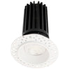 Saturn 1.5" trimless gimbal LED downlight white recessed ceiling light