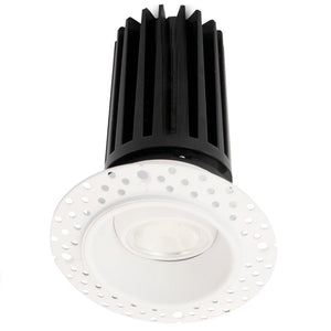 Saturn 1.5" trimless gimbal LED downlight white recessed ceiling light - Available at Electrical Marketplace