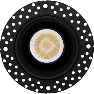 1.5" Round Trimless Gimbal LED Downlight | Saturn Series | Selectable CCT | 12W
