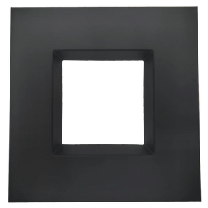 G-48461-regulus-4-inch-square-regressed-slim-trim-cover-black - Available at Electrical Marketplace
