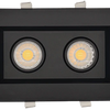 3 inch double head recessed adjustable LED gimbal lighting fixture