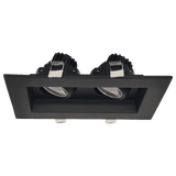 Saturn-multiple-3-inch-2-head-regress-gimbal-led-recessed-light-black