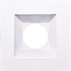 Aster 1-inch white square LED trim with clip-in mounting for interchangeable modules