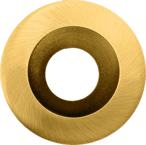 1 Inch Round Trim | Brushed Brass | Goodlite G-48481