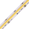 Back view of LED COB strip light showing peel-and-stick adhesive backing for easy installation