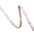 Close-up view of COB LED tape light showing high-density chips for uniform light output in RGB and WW