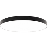 11 inch edgeless round LED surface mount ceiling light black finish frosted diffuser ultra slim