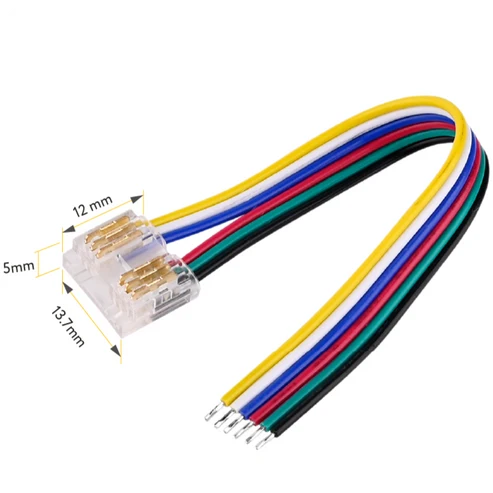 12mm-clear-rgbww-led-tape-light-power-connector