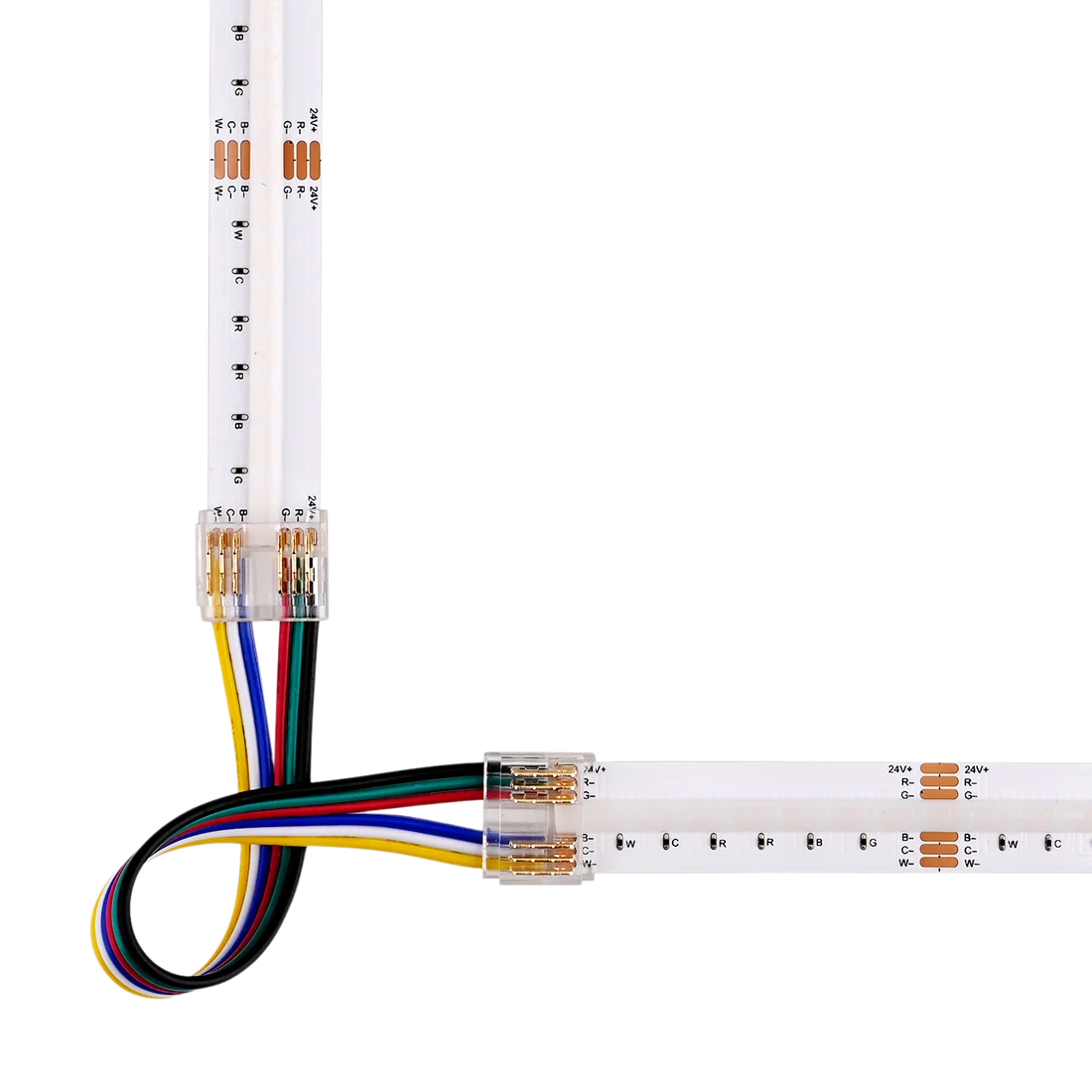 solderless-rgbww-led-strip-jumper-connector-with-wire