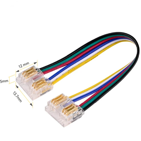 12mm-clear-rgbww-led-tape-corner-and-gap-connector