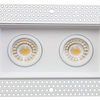Saturn 3 inch double head trimless regressed LED gimbal recessed light white and black finish 15W 1400 lumens 5CCT selectable wet rated IC rated mud in installation