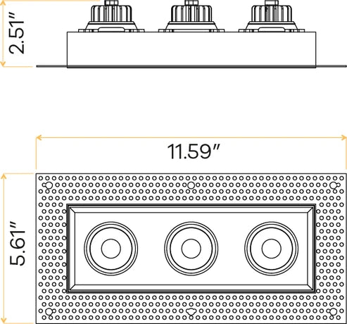 Saturn-3-inch-triple-head-trimless-gimbal-led-light-30-degree-tilt-wet-location