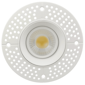 3.5" Round Trimless Gimbal LED Downlight | Saturn Series | Selectable CCT | 14W