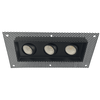 3-inch triple-head trimless LED downlight from the Saturn Series, featuring selectable color temperature and 30W total power, designed for sleek, modern recessed lighting.