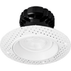 4" Round Trimless Single Gimbal LED Downlight | Saturn Series | Selectable CCT