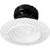 4" Round Trimless Single Gimbal LED Downlight | Saturn Series | Selectable CCT