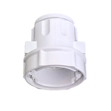 Quick connect coupling for electrical wiring, damp location rated lighting connector