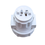 Quick connect coupling for electrical wiring, damp location rated lighting connector