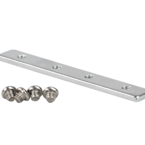 2" aluminum trimless 180° connector for joining LED channels in a straight line, providing seamless architectural lighting continuity. - Available at Electrical Marketplace