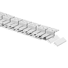 8ft 1.5 inch trimless flexible aluminum channel for recessed LED lighting on curved surfaces