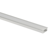 8ft 1/2 inch recessed aluminum channel for LED tape lights with frosted diffuser cover