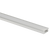 8ft 1/2 inch recessed aluminum channel for LED tape lights with frosted diffuser cover
