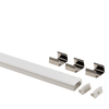 8ft 1/2 inch surface mount aluminum channel with frosted diffuser for LED strip lighting
