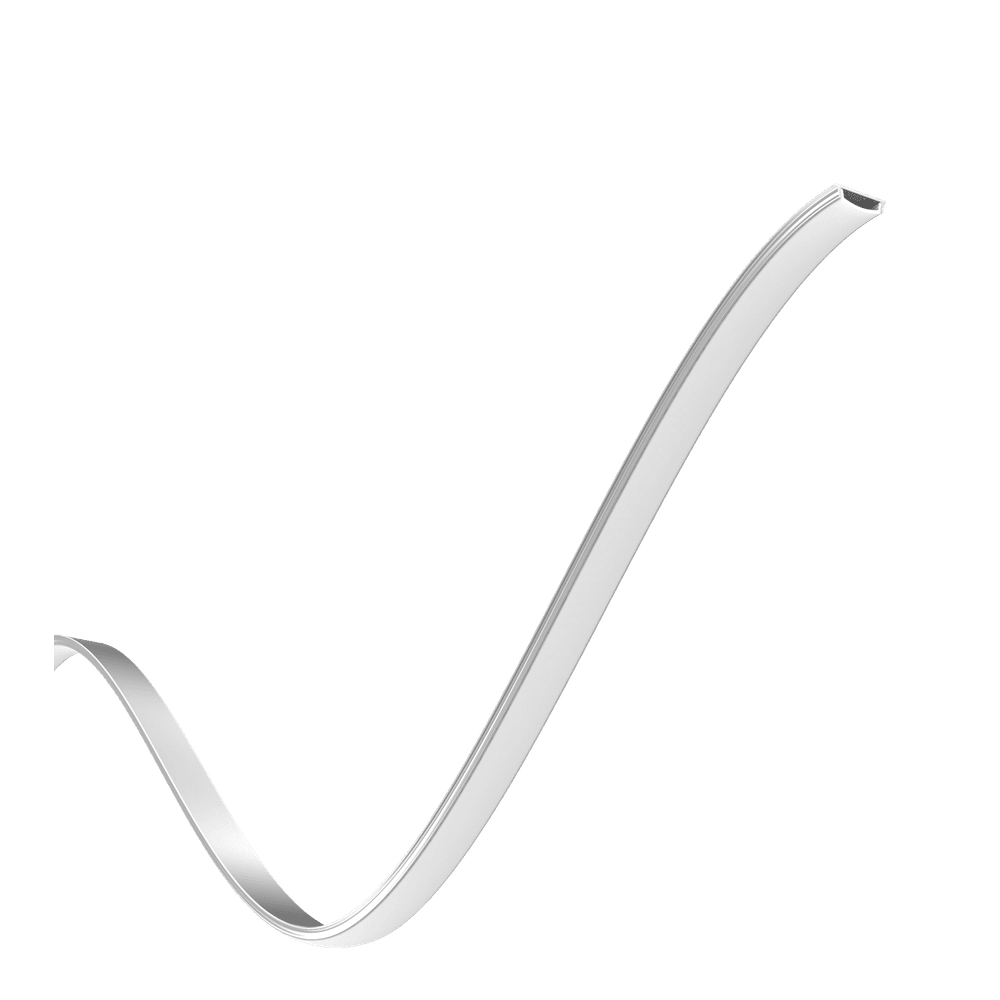 1/2 Inch Channel Flexible Aluminum Surface Mount | 8FT | Goodlite G-96322